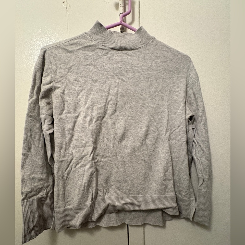 GAP Light Gray mock neck top